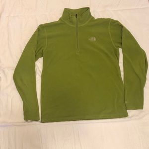 Boys Green The North Face TKA 100 Fleece size XL